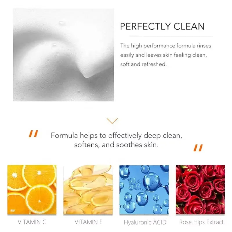 KORMESIC Facial Cleanser Whitening Face Wash With Vitamin C - 100ml KORMESIC