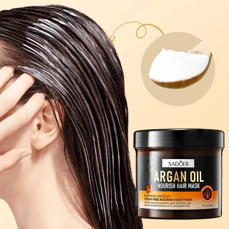 SADOER Argan Oil Nourish Mask for Damaged Hair - 500gm Sadoer