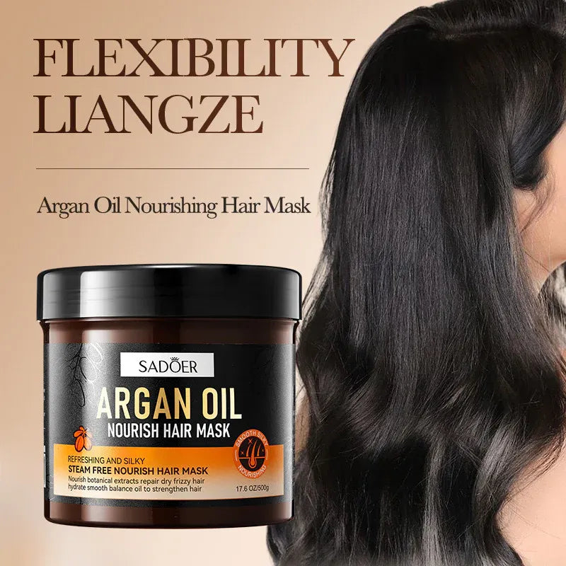 SADOER Argan Oil Nourish Mask for Damaged Hair - 500gm Sadoer