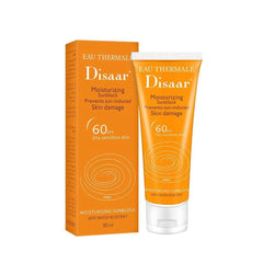 Disaar Moisturizing Sunblock Dry Sensitive Skin SPF60 - 80ml Disaar