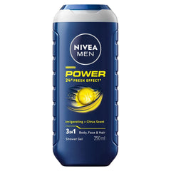 Nivea Men Power Fresh 3-in-1 Shower Gel – 250ml Nivea