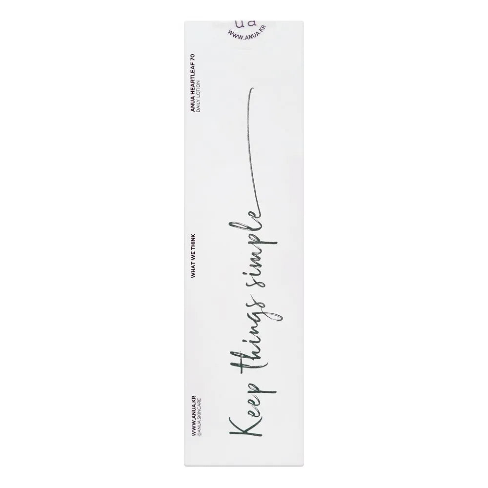 ANUA Heartleaf Daily Lotion, Face Moisturizer with Hyaluronic Acid ANUA
