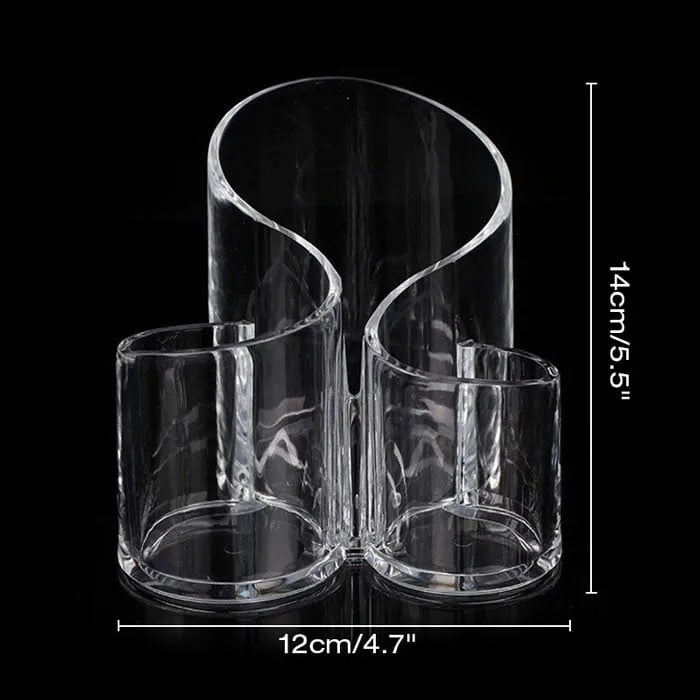 Cosmetic Organizer – Transparent Acrylic Makeup Brush Case Cosmia.pk