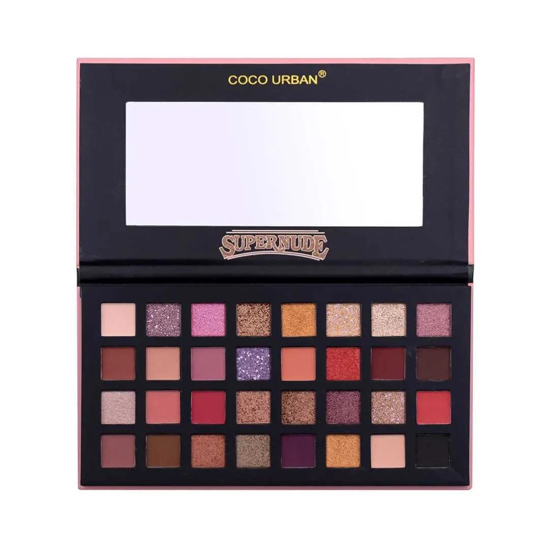 Coco Urban Super Nude Eyeshadow Palette - 32 Colors Coco Urban