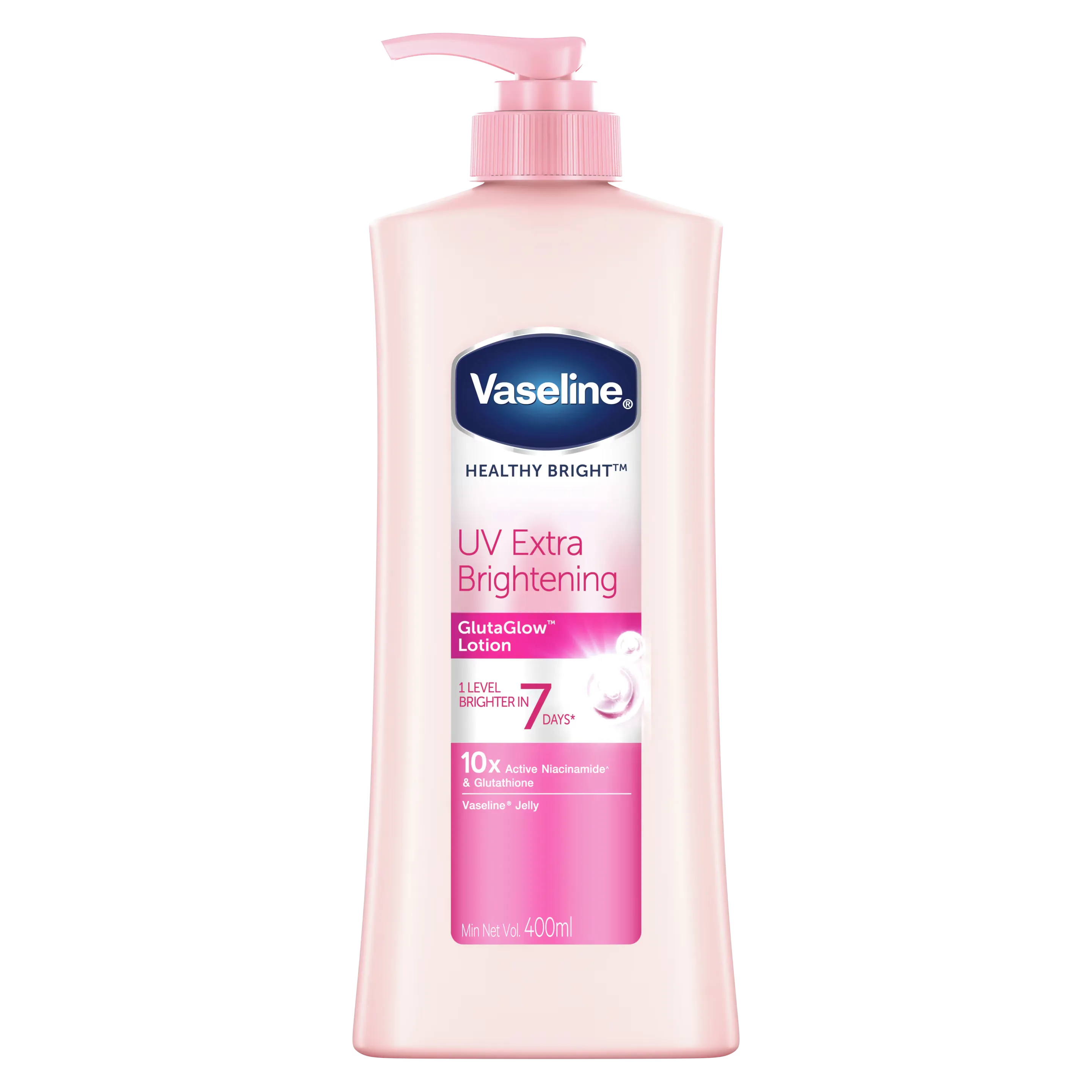 Vaseline Healthy Bright UV Extra Brightening Gluta Glow Lotion - 400ml Vaseline