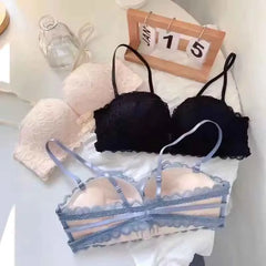 Double Layer Front Buckle Type Strapless Non Slip Small Chest Cosmia.pk