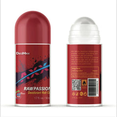 Deomax Raw Passion Deodorant Roll On 48H Long Lasting 50ml Deomax