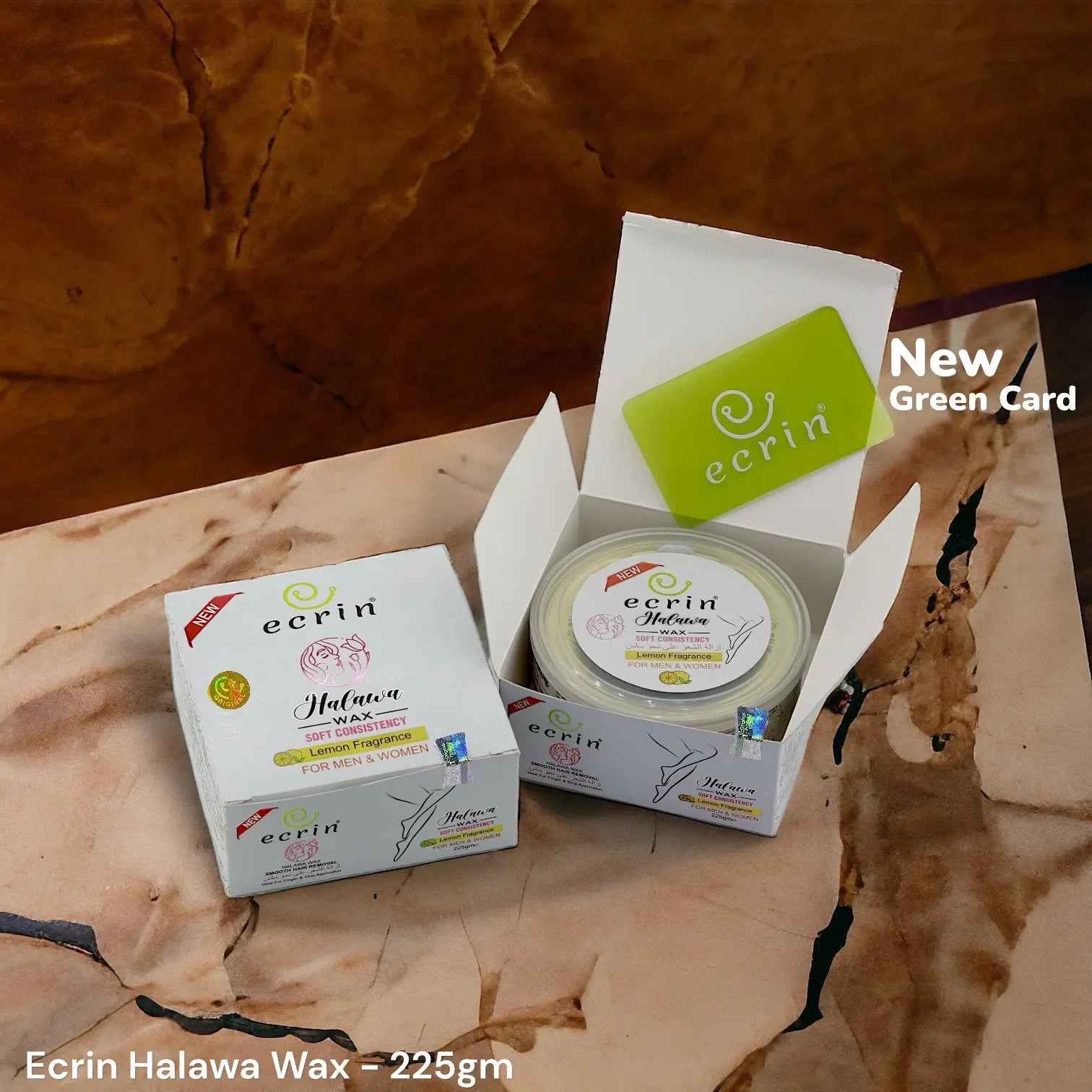 Ecrin Halawa Wax - Lemon & Sugar 100% Organic - 225gm Ecrin
