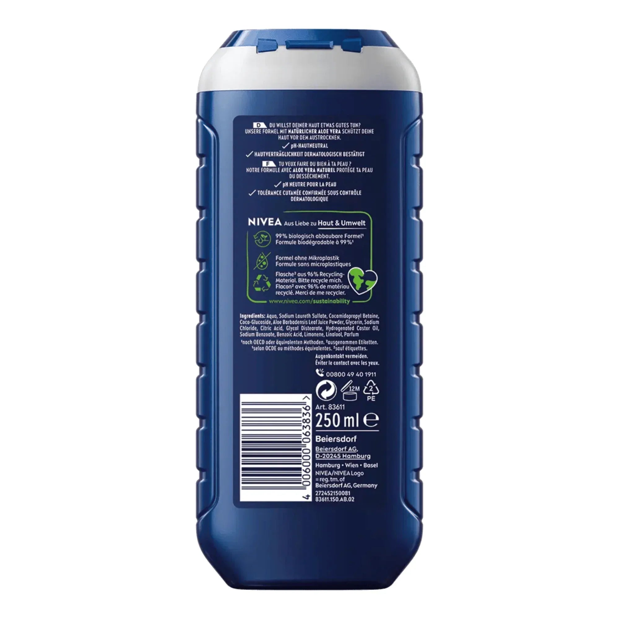 Nivea Men Protect & Care 3-in-1 Shower Gel – 250ml Nivea