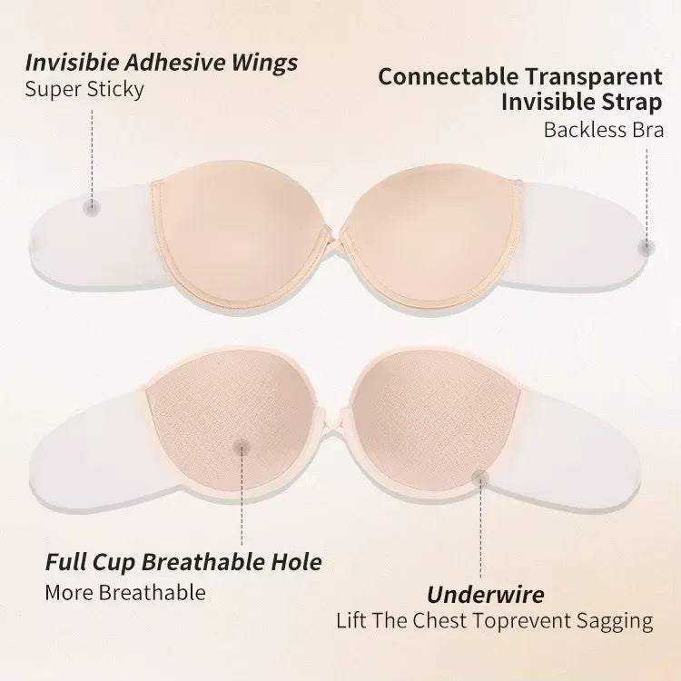 Bra Push-Up Strapless Strong Sticker Cosmia.pk