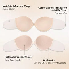 Bra Push-Up Strapless Strong Sticker Cosmia.pk