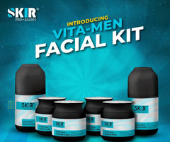 Skir Reborn Insta Glow Vita-Men's Facial Set - 200gm Each Skir