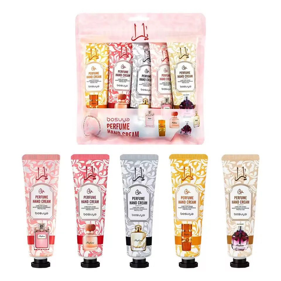 Yara Perfume Fragrance Hydrating And Moisturizing Hand Cream - 5 Pcs yara