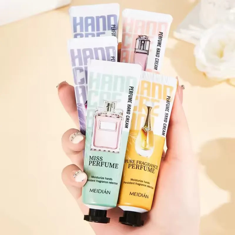 MEIDIAN 5 In 1 Perfume Fragrance Hydrating And Moisturizing Hand Cream Meidian