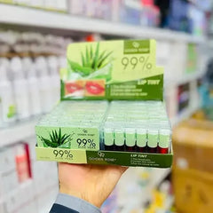 Qoiden Rose 99% Aloe Vera Lip Tint Mini Pack - 6Pcs Qoiden Rose