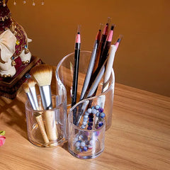 Cosmetic Organizer – Transparent Acrylic Makeup Brush Case Cosmia.pk