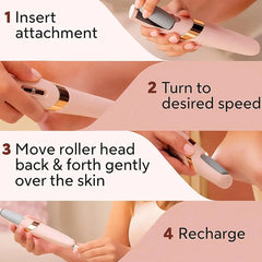 Pretty Girl Pedi Electronic Pedicure Tool – Rechargeable Foot File Pretty Girl