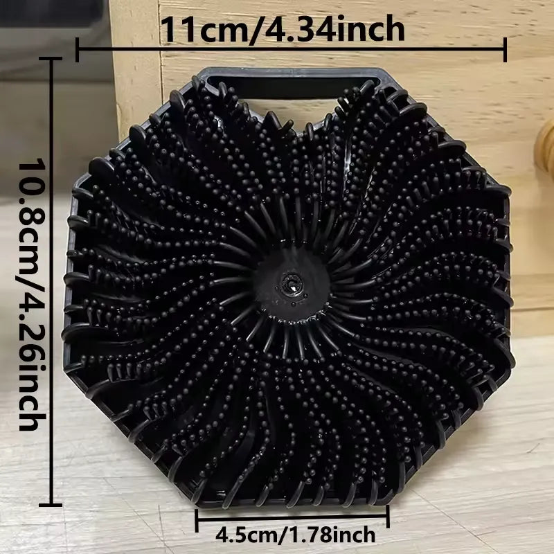 Round Silicone Body Scrubber – Soft Exfoliating Bath & Shower Scrub Cosmia.pk