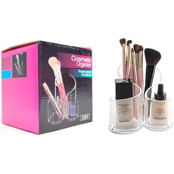 Cosmetic Organizer – Transparent Acrylic Makeup Brush Case Cosmia.pk