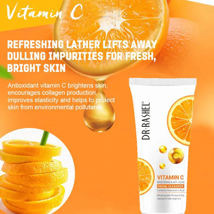 Dr Rashel Vitamin C Brightening & Anti-Aging Facial Cleanser – 80 ml DR.Rashel