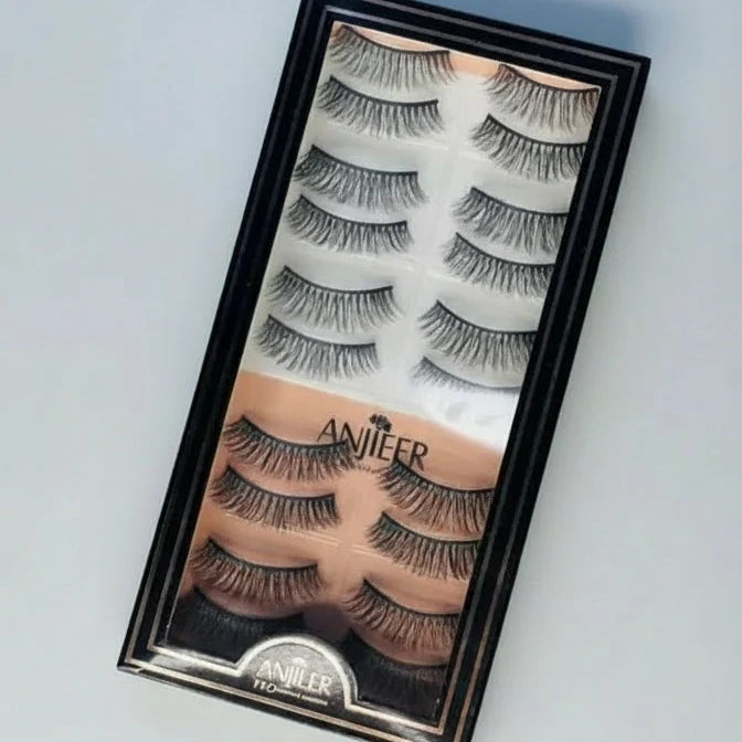 Anjieer Mink Eyelashes – 10 Pairs Anjieer