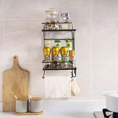2 Layer Corner Storage Shelves Cosmia.pk