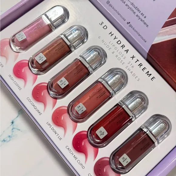 KIKO Milano 3D Hydra Xtreme Lipglosses - Pack of 6 KIKO MILANO