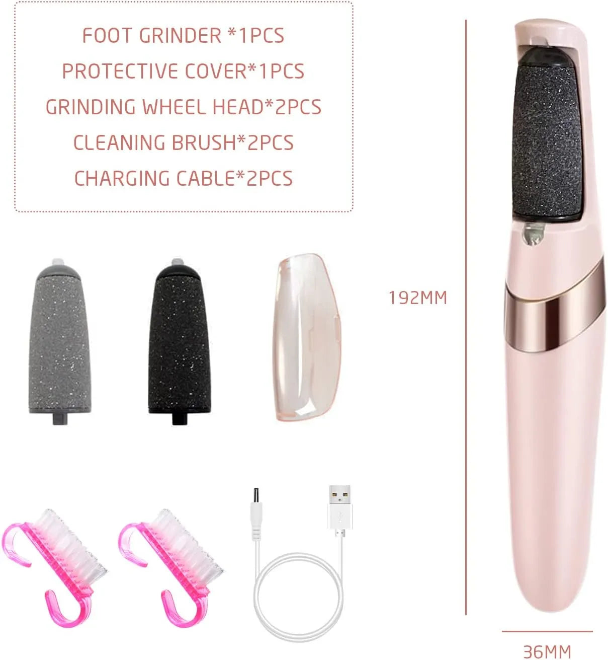 Rechargeable Electric Foot Grinder Cosmia.pk