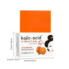 Guanjing Kojic Acid Moisturizing And Whitening Orange Soap for Face Kojic