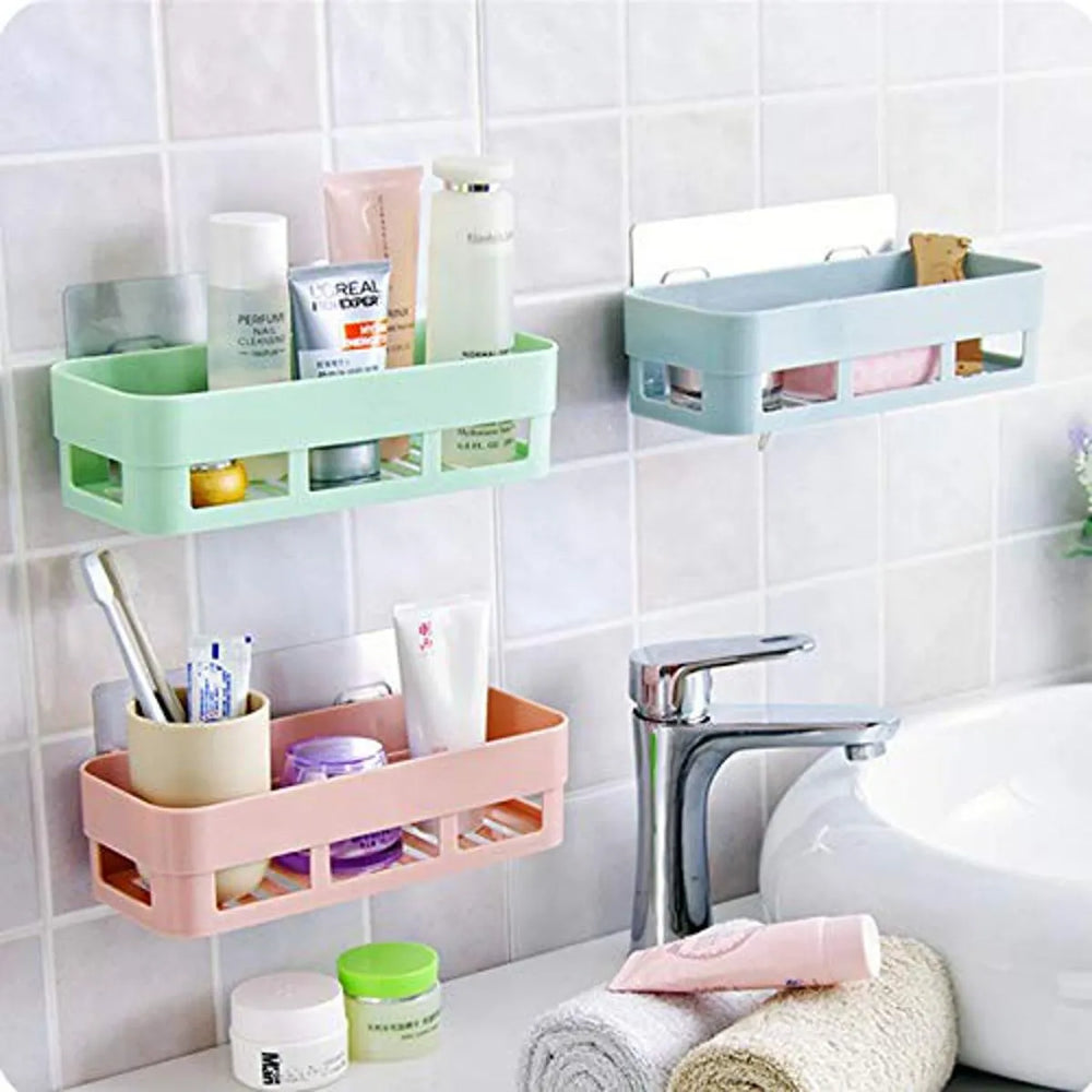 Plastic Rectangular Wall Shelf Storage Organizer Cosmia.pk