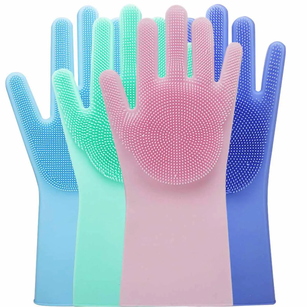 Kitchen Gloves Silicone Dishwashing Gloves Cosmia.pk