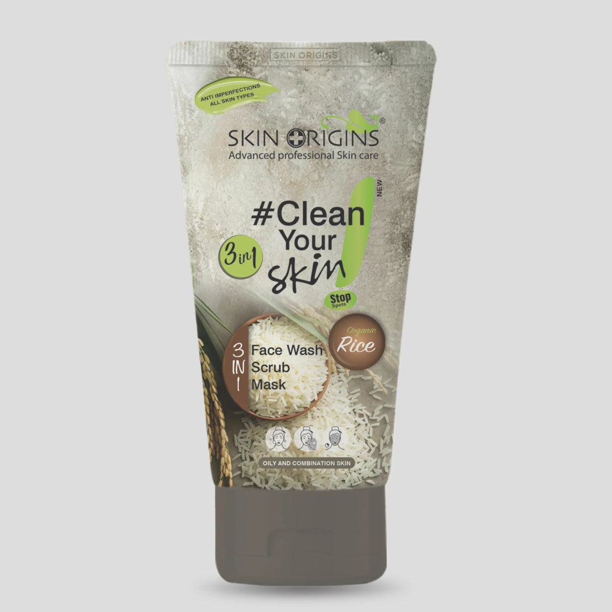 Skin Origins Organic Rice 3-in-1 - 100ml Skin Origins