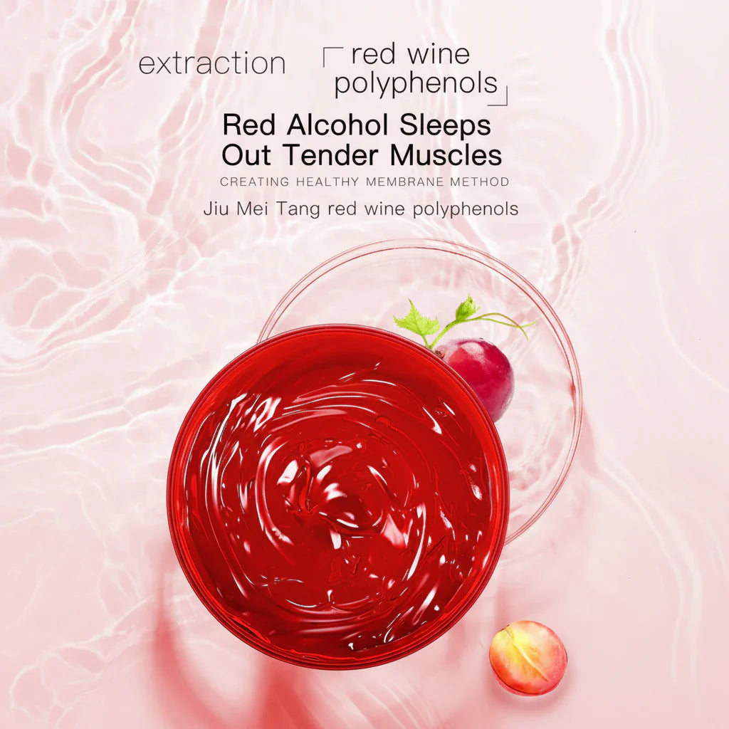 JOMTAM Moisturizing Brightening Red Wine Sleeping Gel Mask JOMTAM