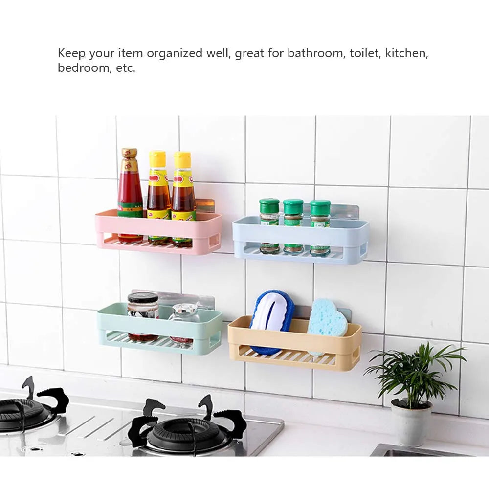 Plastic Rectangular Wall Shelf Storage Organizer Cosmia.pk