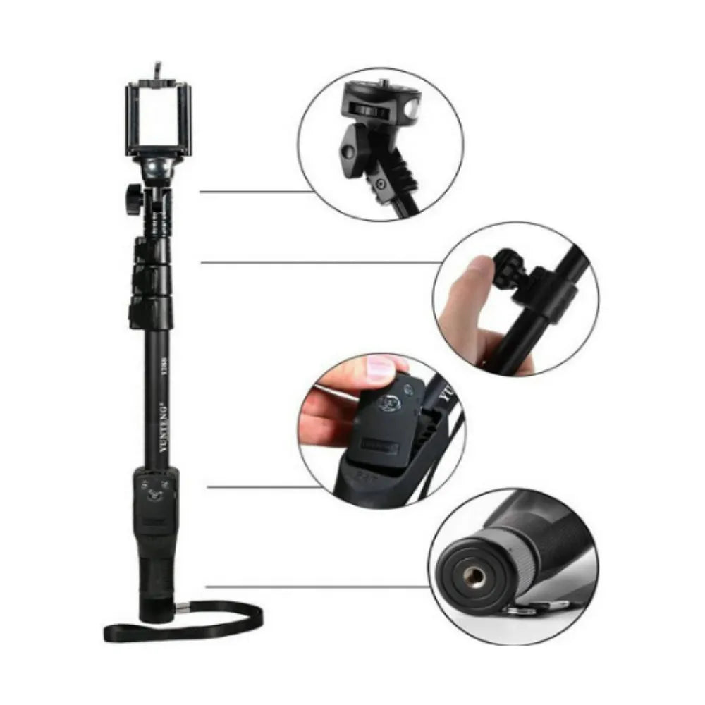 YUNTENG Yt-1288 Selfie Stick & Tripod For Phone YUNTENG