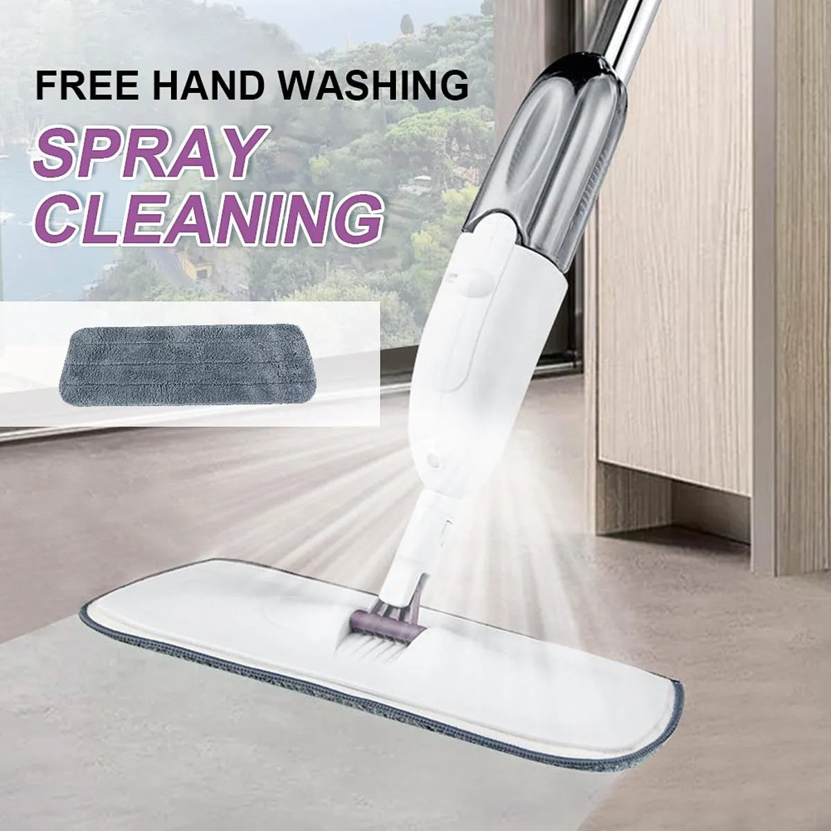 Healthy Spray Mop Flat Mop Floor Cleaner Cosmia.pk