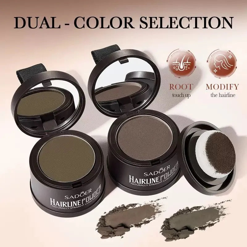 SADOER Hairline Powder - Natural Hair Color & Coverage 4g SADOER