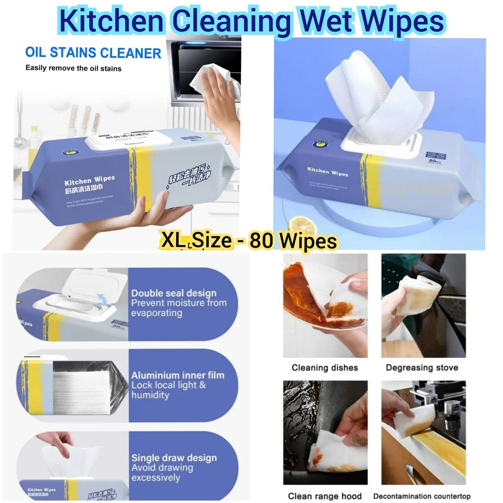 New Kitchen Wipes - 80Pcs Cosmia.pk
