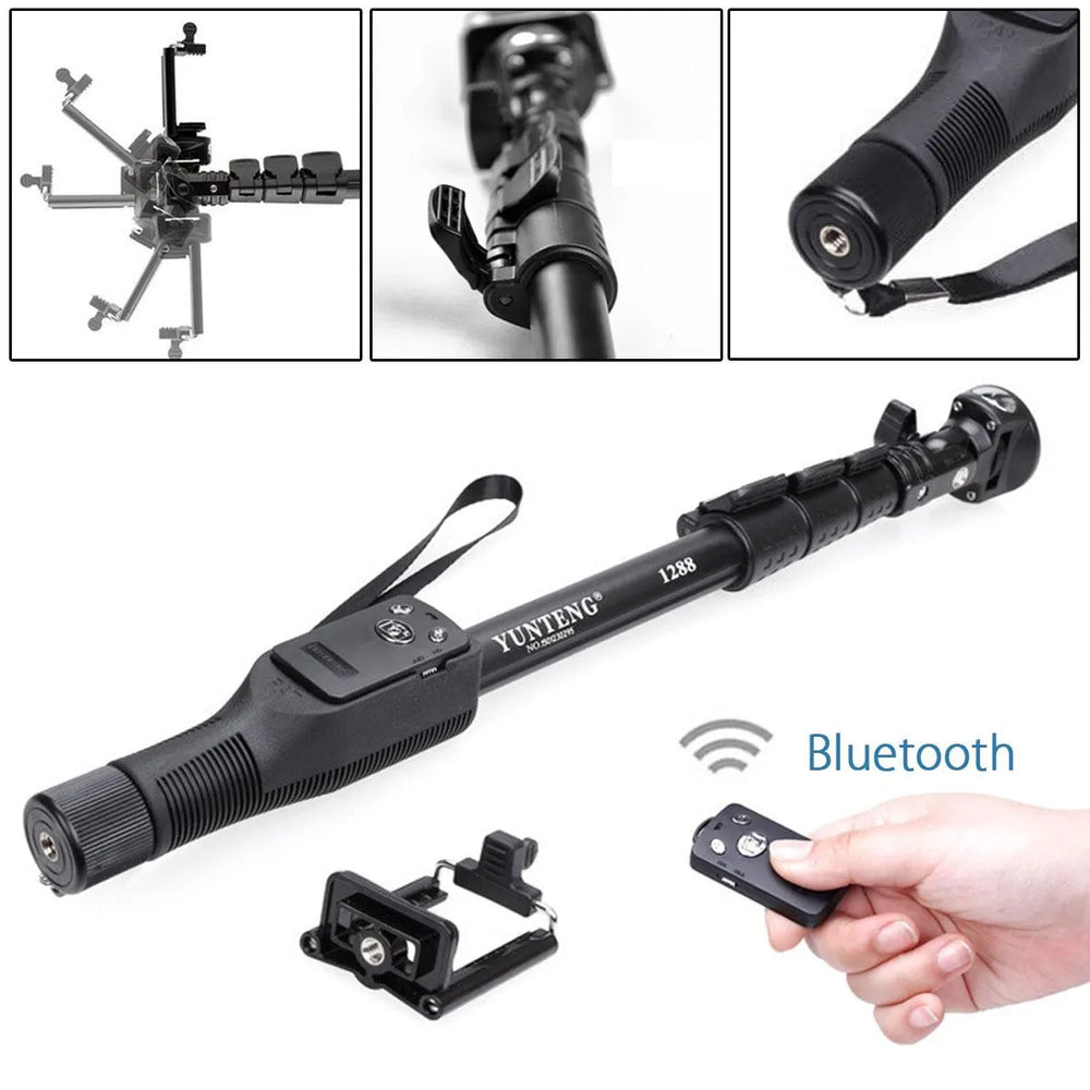 YUNTENG Yt-1288 Selfie Stick & Tripod For Phone YUNTENG