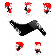 Beard Shaping Template Plus Beard Comb All-In-One Tool Cosmia.pk