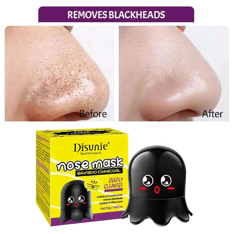 Disunie Nose Mask Blackhead Remover Patches Bamboo Chrcoal Nose Disunie