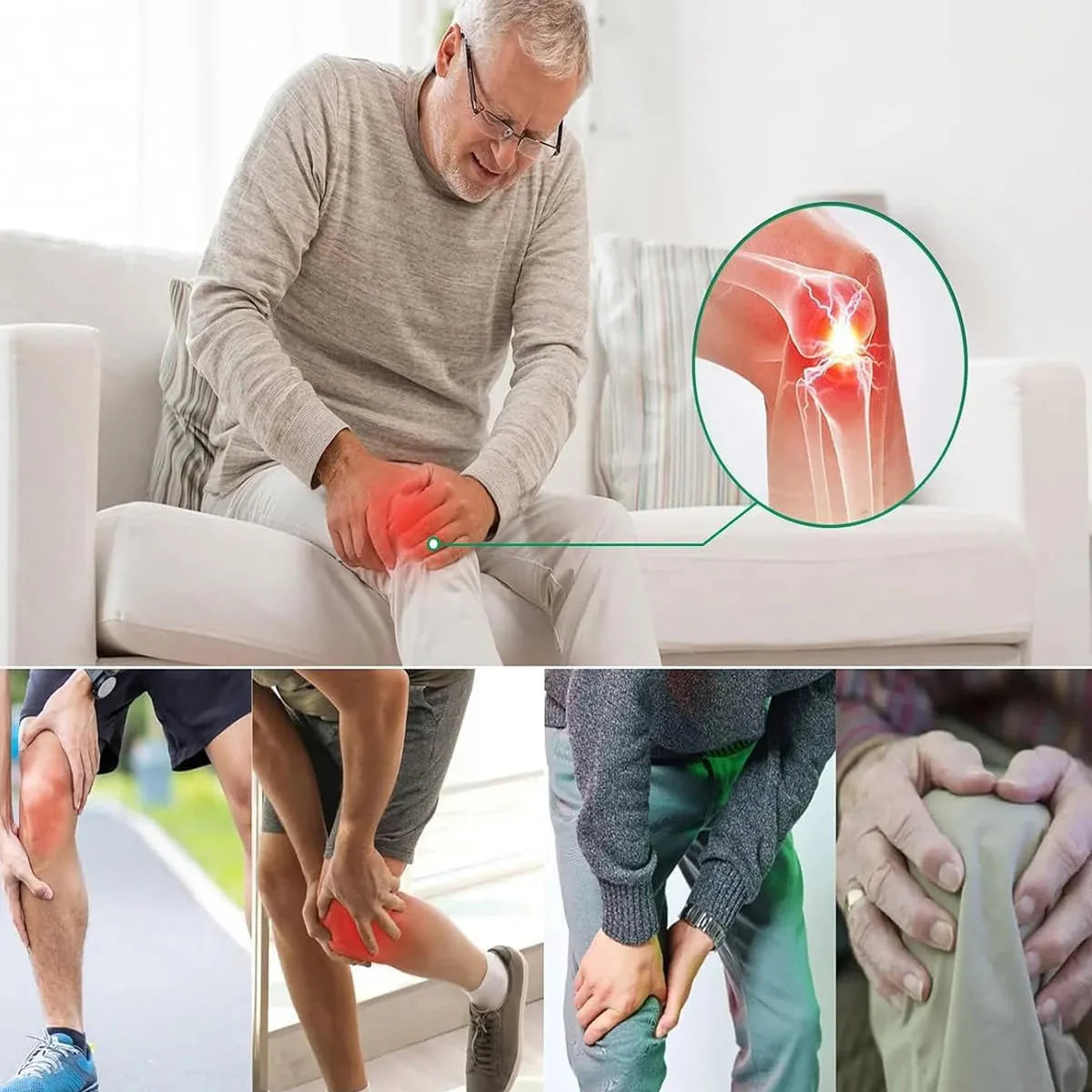 Natural Pain Relief Knee Patches - Pack of 10 Cosmia.pk