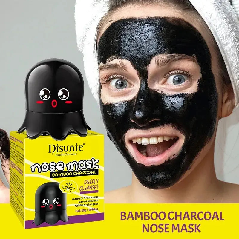 Disunie Nose Mask Blackhead Remover Patches Bamboo Chrcoal Nose Disunie