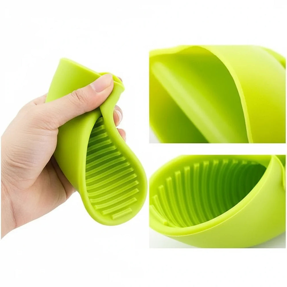 Silicone Pot Holder Pair Durable Pinch Mitts in Vibrant Color Cosmia.pk