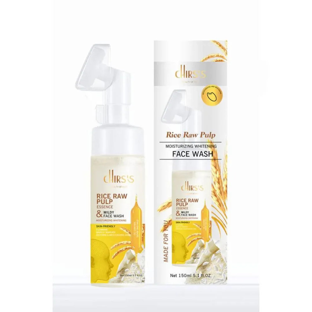 Chirs's Rice Raw Pulp Essence Face Wash – 150ml Chirs's