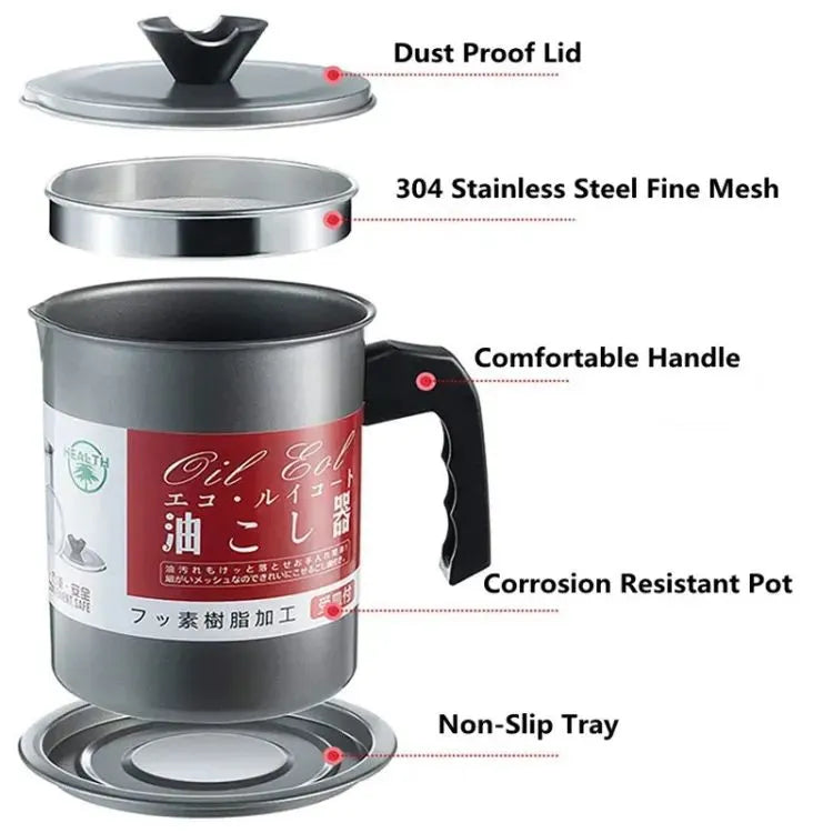 Stainless Steel Oil Filter Pot Cosmia.pk