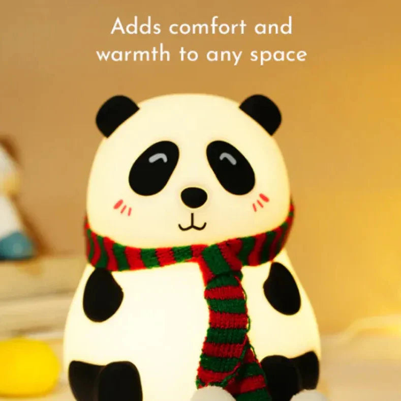 Cute Silicone Panda Lamp Night Light Cosmia.pk