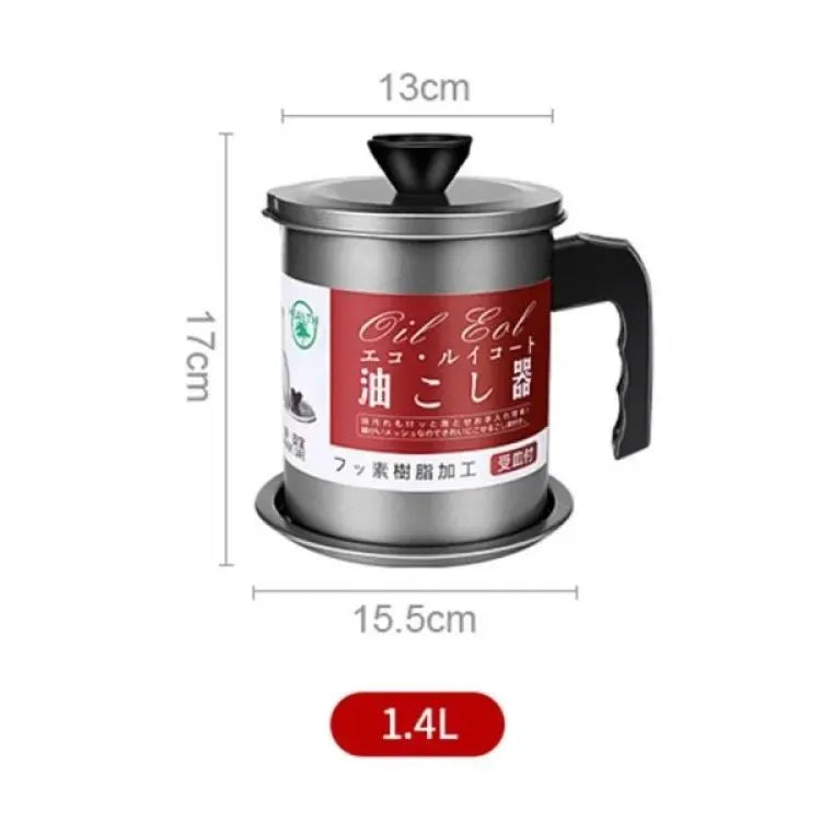 Stainless Steel Oil Filter Pot Cosmia.pk