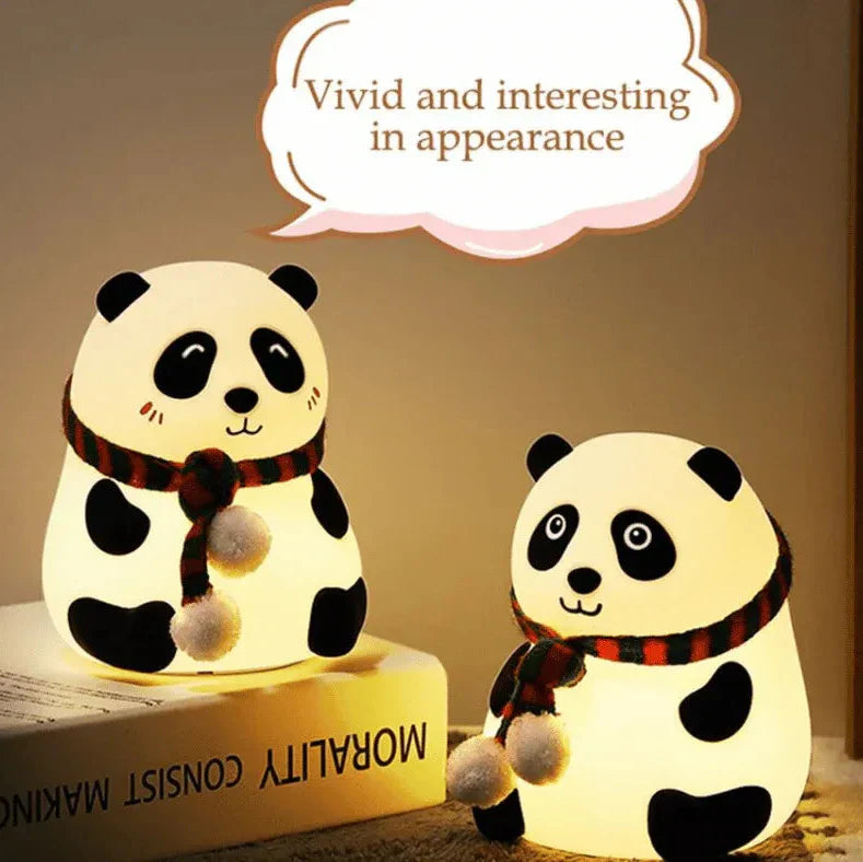Cute Silicone Panda Lamp Night Light Cosmia.pk