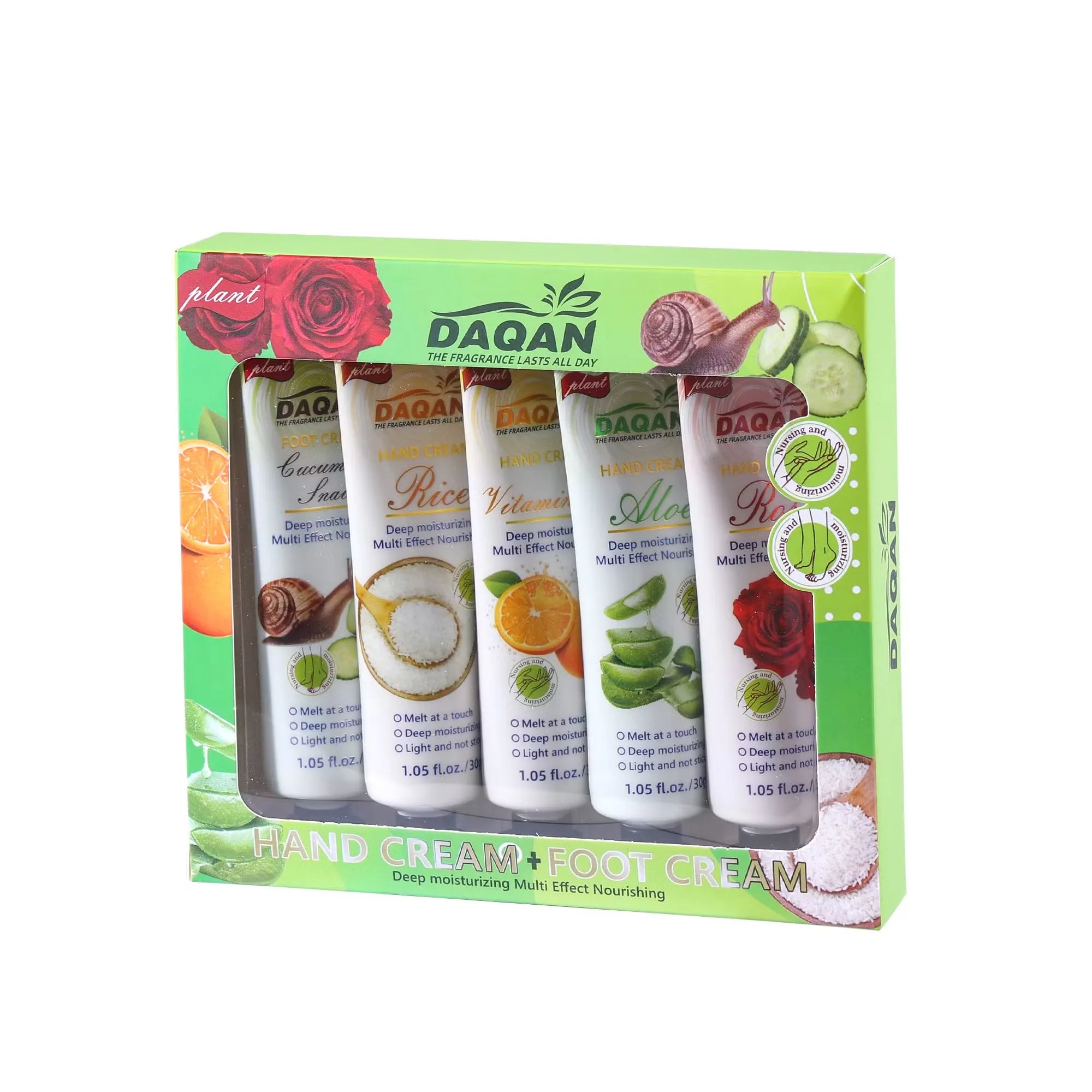 Daqan Hand & Foot Moisturizing Cream - Pack of 5 Daqan